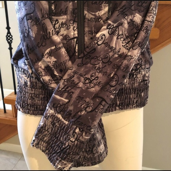 Lululemon Da Bomber Inky Manifesto Jacket NWOT - Picture 5 of 6